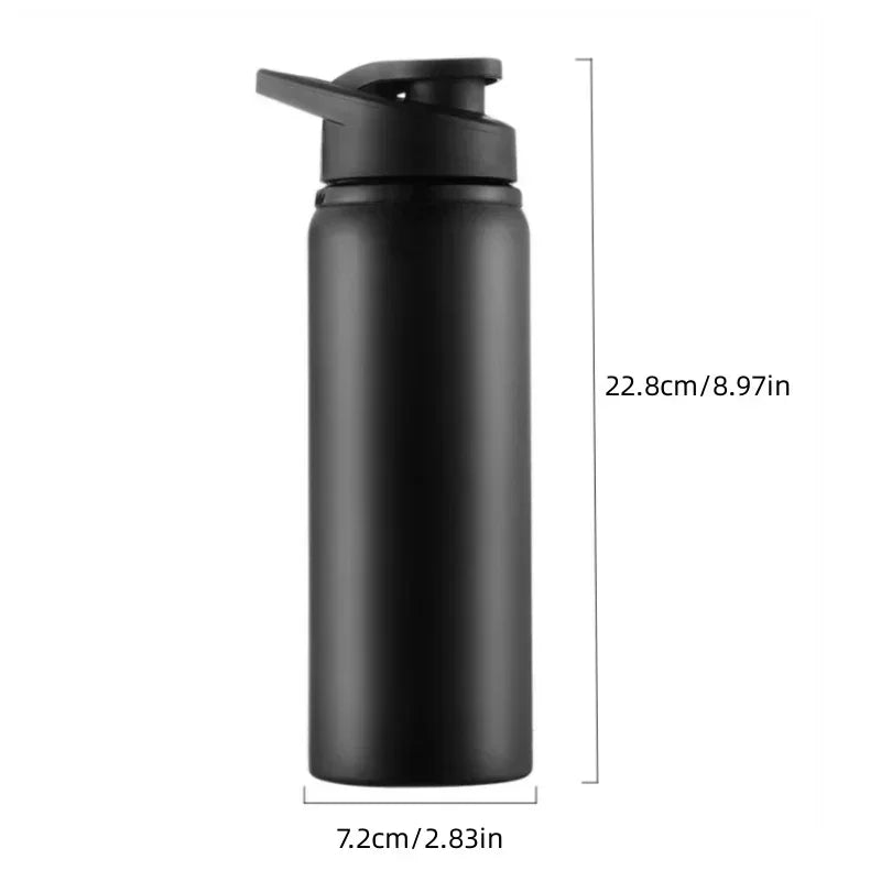 600ml Large Capacity Stainless Steel Sports Water Bottle for Outdoors Camping Cycling My Leak-proof Bike Travel Bottle