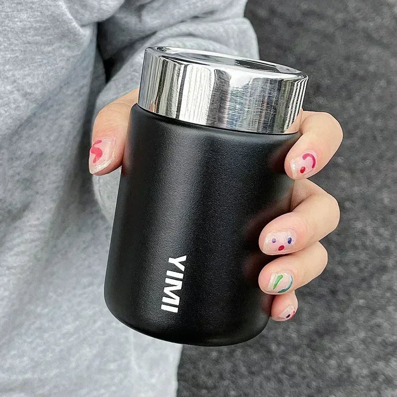 230ml Mini Stainless Steel 316 Thermos Mug Fashion Portable Pocket Vacuum Flask Coffee Tea Thermal Water Bottle Tumbler