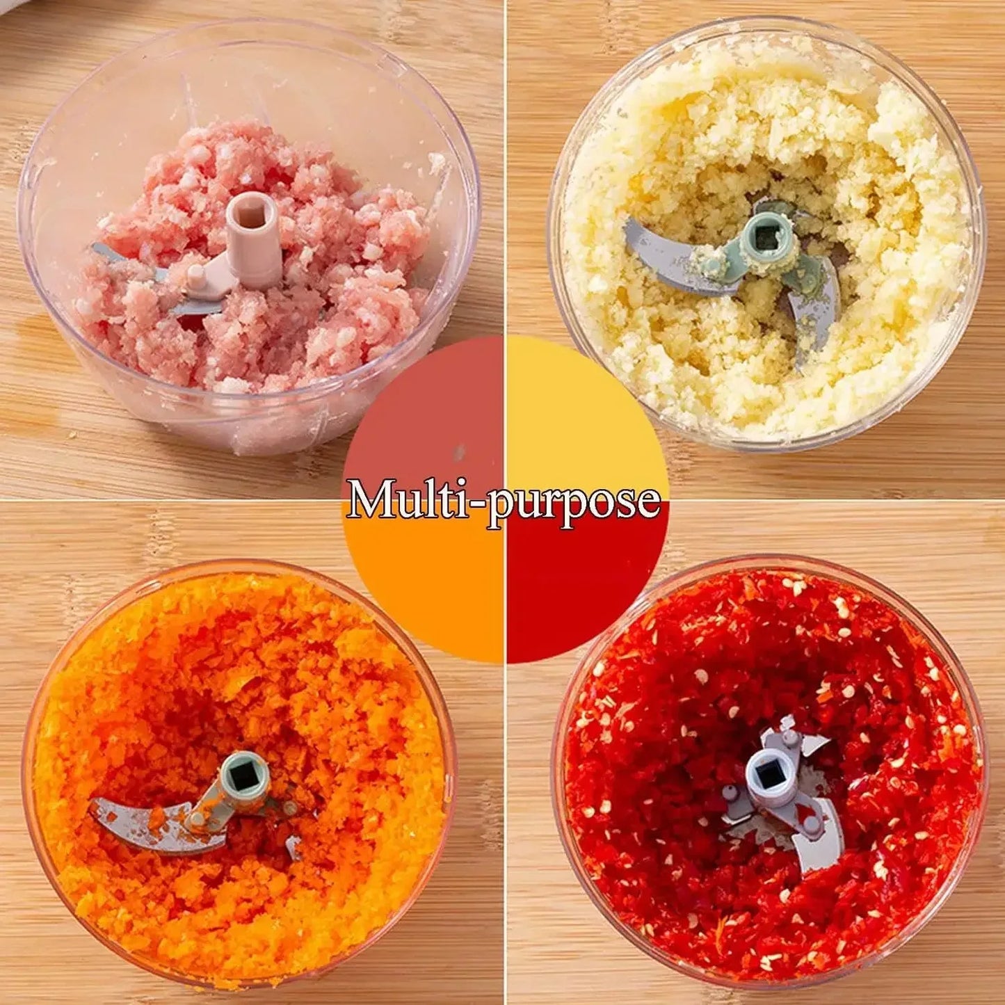 Manual Garlic Chopper 500/900ML Garlic Press Food Vegetables Cutter Meat Grinders Kitchen Gadgets Hand Mincer Garlic Masher