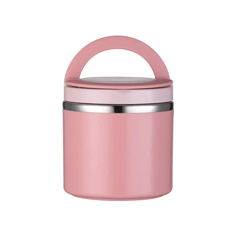 630/1000ML Food Thermal Jar Insulated Soup Cup Thermos Containers Stainless Steel Lunch Box Thermo Keep Hot for School Children