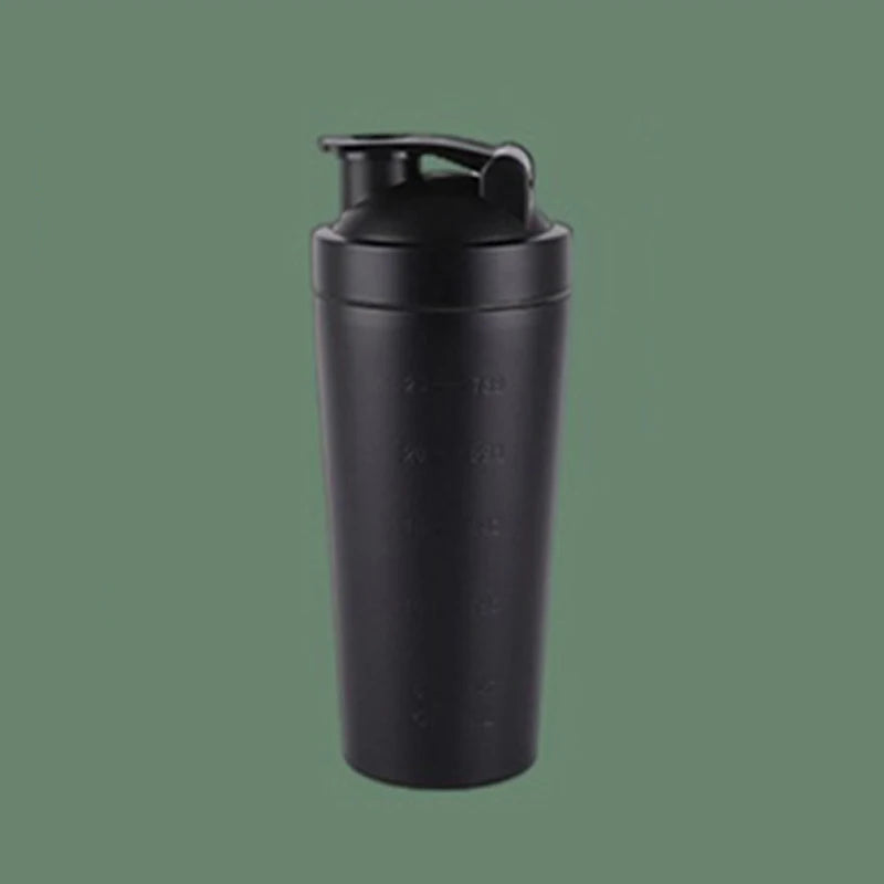 Stainless steel Shaker Bottle Portable protein powder shaker cup Sport Mug Leak Proof Outdoor Fitness Whey Shakes Cup with Scale