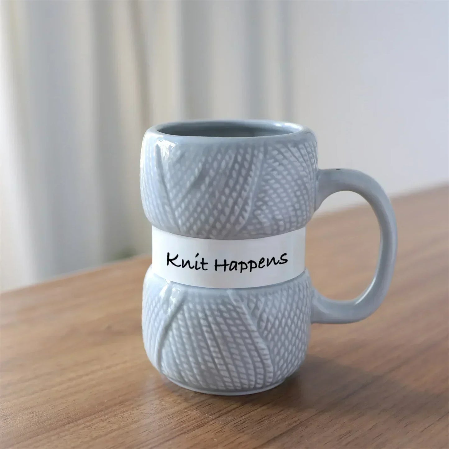 Ceramic Mug Cup Knitted Gift Water Cup Mugs Coffee Milk Tea Handle Cups Home Office Mugs Christmas Gifts Drinkware Home Gadgets - Gabriel