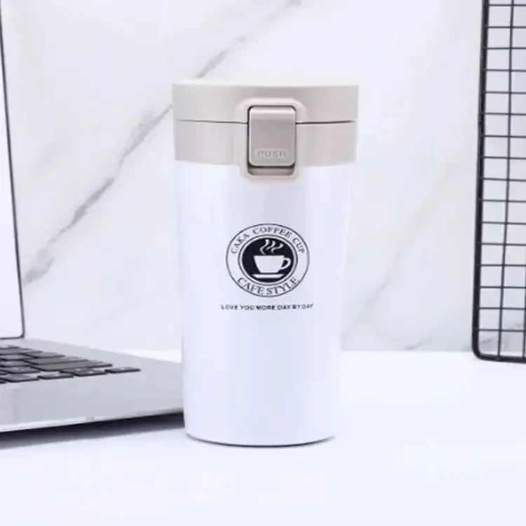 500ml Thermal Mug Double Wall 304 Stainless Steel Coffee Cup Vacuum Flask Thermos Water Bottle Tea Coffee Leak-proof Thermos Mug