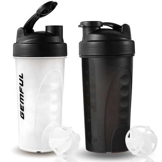 Shaker-Flaschen für Proteinmischungen, 28 oz, BPA-frei, Pulvermisch-Getränkebecher mit Ball, auslaufsicher, für Fitnessstudio, Sport, Fitness, Molke-Shake