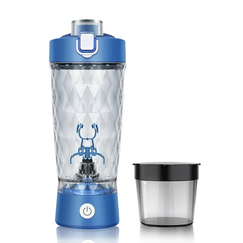 650 ml Elektrischer Proteinpulver-Mischbecher Automatischer Shaker-Flaschenmixer Shake-Flasche Milchkaffee-Mixer Wasserkocher für das Fitnessstudio im Freien