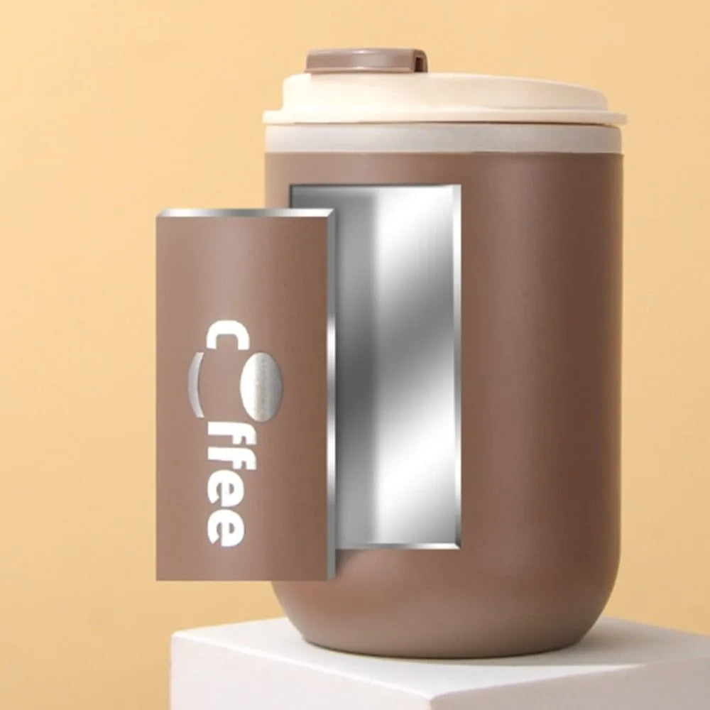 16.9oz Stainless Steel Thermos Cups Coffee Thermal Mug Leak-Proof Travel Car Vacuum Flask Insulated Cup Milk Tea Water Bottle