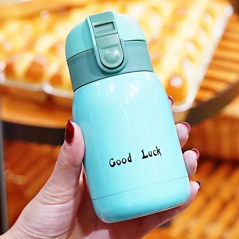 200ml Cute Candy Mini Thermos Cup Kids Cartoon Hot Water Bottle Stainless Steel Thermal Coffee Mug Vacuum Flask Insulated