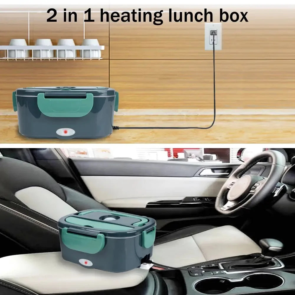 Heated lunch box, electric thermal insulation, plug-in, office worker, student dormitory steamed meal self-heating lunch box