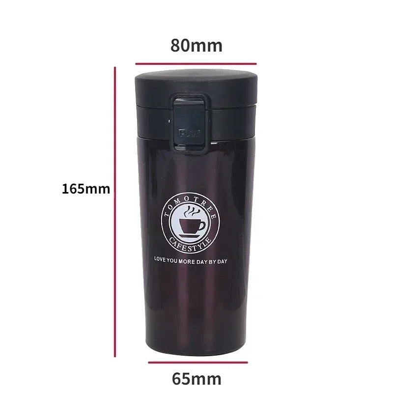 Thermobecher Doppelwandiger 304 Edelstahl Kaffeetasse Tee Vakuumflasche Thermoskanne Wasserflasche Auslaufsicherer Thermosbecher Kaffee