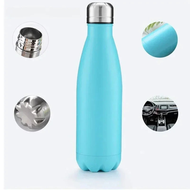 LMHBJY 350/500/750/1000ml Double Wall Stainles Steel Water Bottle Thermos Bottle Keep Hot and Cold Insulated Vacuum Flask Sport