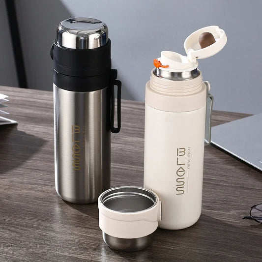 Thermos Bottle Stainless Steel Vacuum Gift Cup Household 500ml Office Coffee Milk Flask Water Bottle