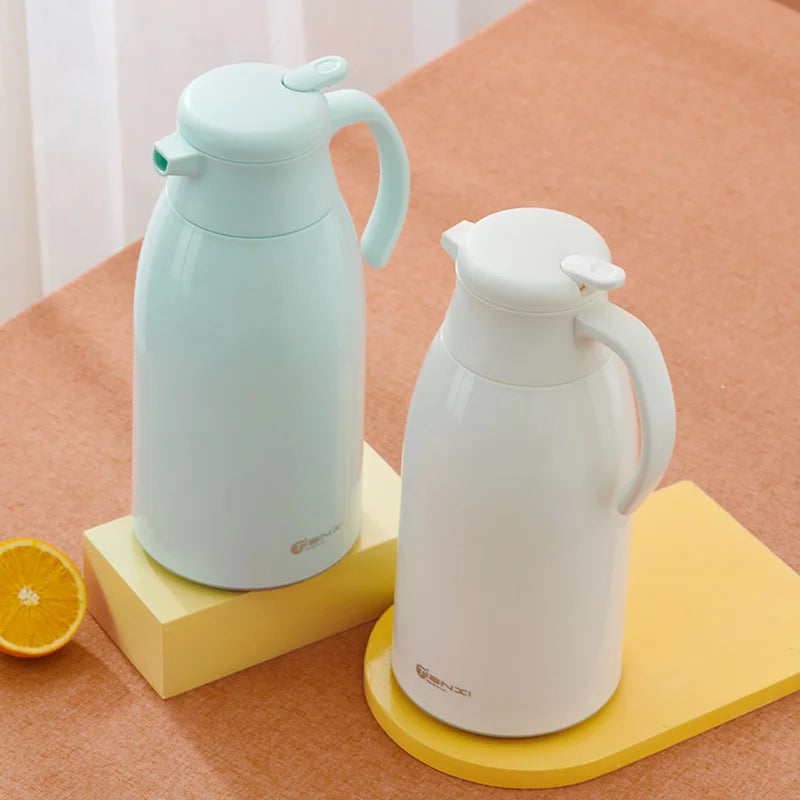 Insulation Kettle Household Long Term Insulation Thermos Bottle Large Capacity Glass Inner Leakproof Insulation Water Pot