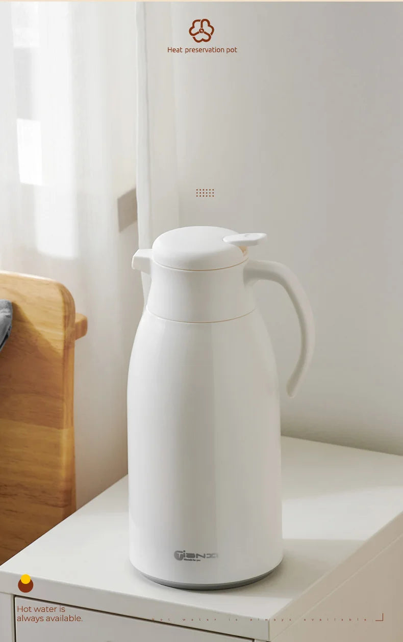 Insulation Kettle Household Long Term Insulation Thermos Bottle Large Capacity Glass Inner Leakproof Insulation Water Pot