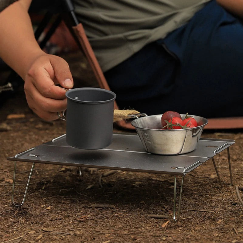 300ML Camping Mug Alumina Folding Cup Hike Ultra-Light Mug Camping Picnic Coffee Cup Mini Water Cup Outdoor Camping Drinkware - Gabriel