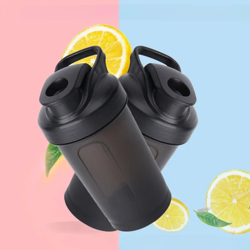 Portable 300ml Protein Powder Shaker Bottle Leak Proof Water Bottle for Gym Outdoor Fitness Training Sport Mixing Cup with Scale