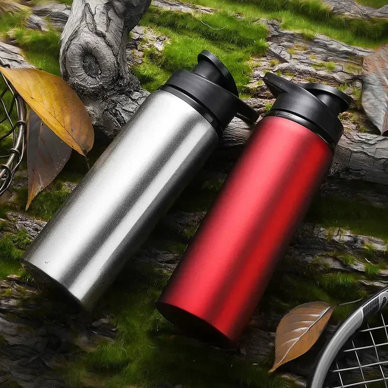 600ml Large Capacity Stainless Steel Sports Water Bottle for Outdoors Camping Cycling My Leak-proof Bike Travel Bottle