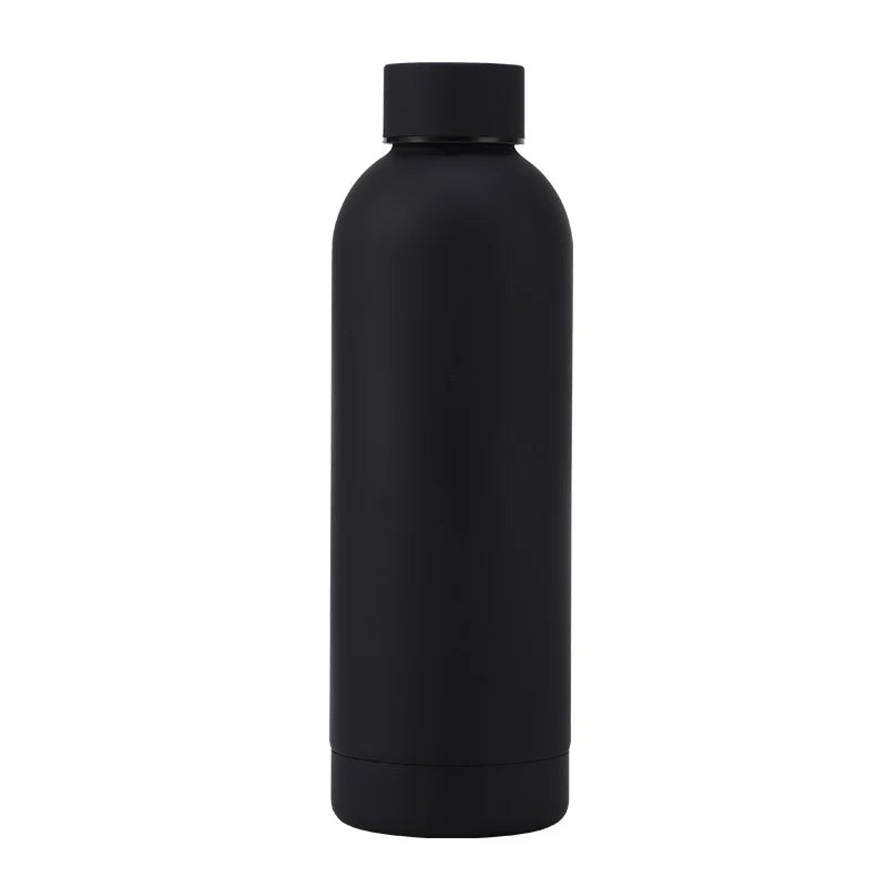 New Stainless Steel 500ml Small Mouth Bottle Outdoor Sports Car Portable Thermos Cup Cold Water Bottle