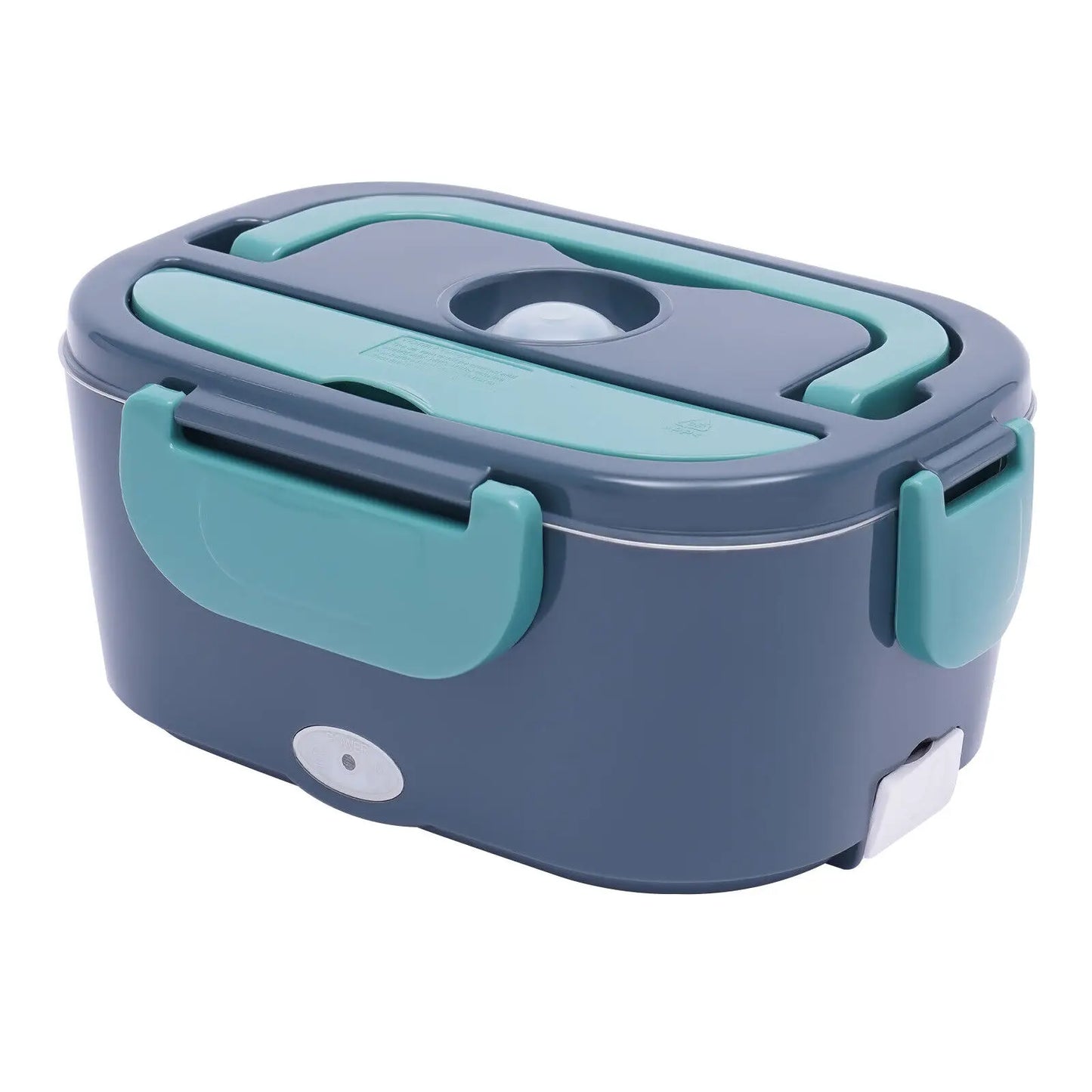 3-in-1 Electric Lunch Box 1.5L Portable Food Warmer with Vehicle Powering Cable and  Socket Powering Cable