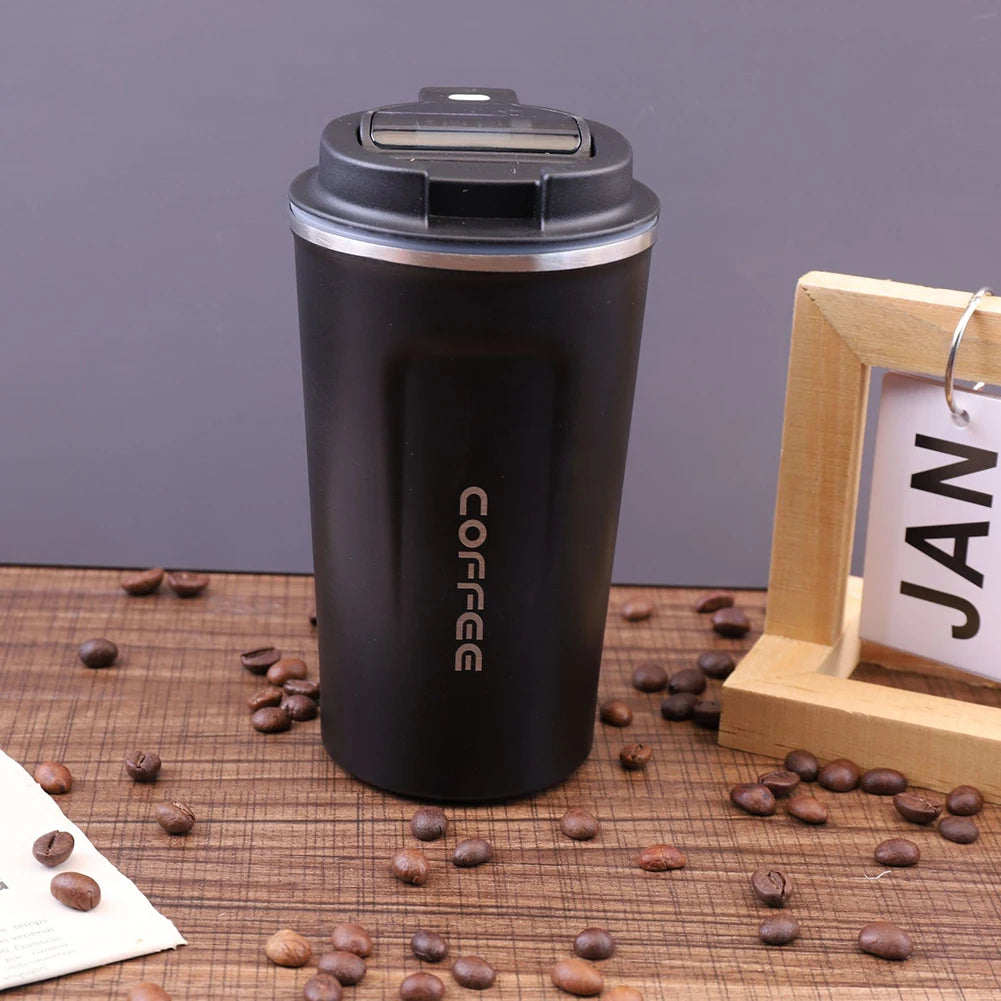 Thermal Coffee Mug Portable Stainless Steel Thermal Coffee Mug Leakproof Travel Camping Picnic Coffee Mug For Women Men