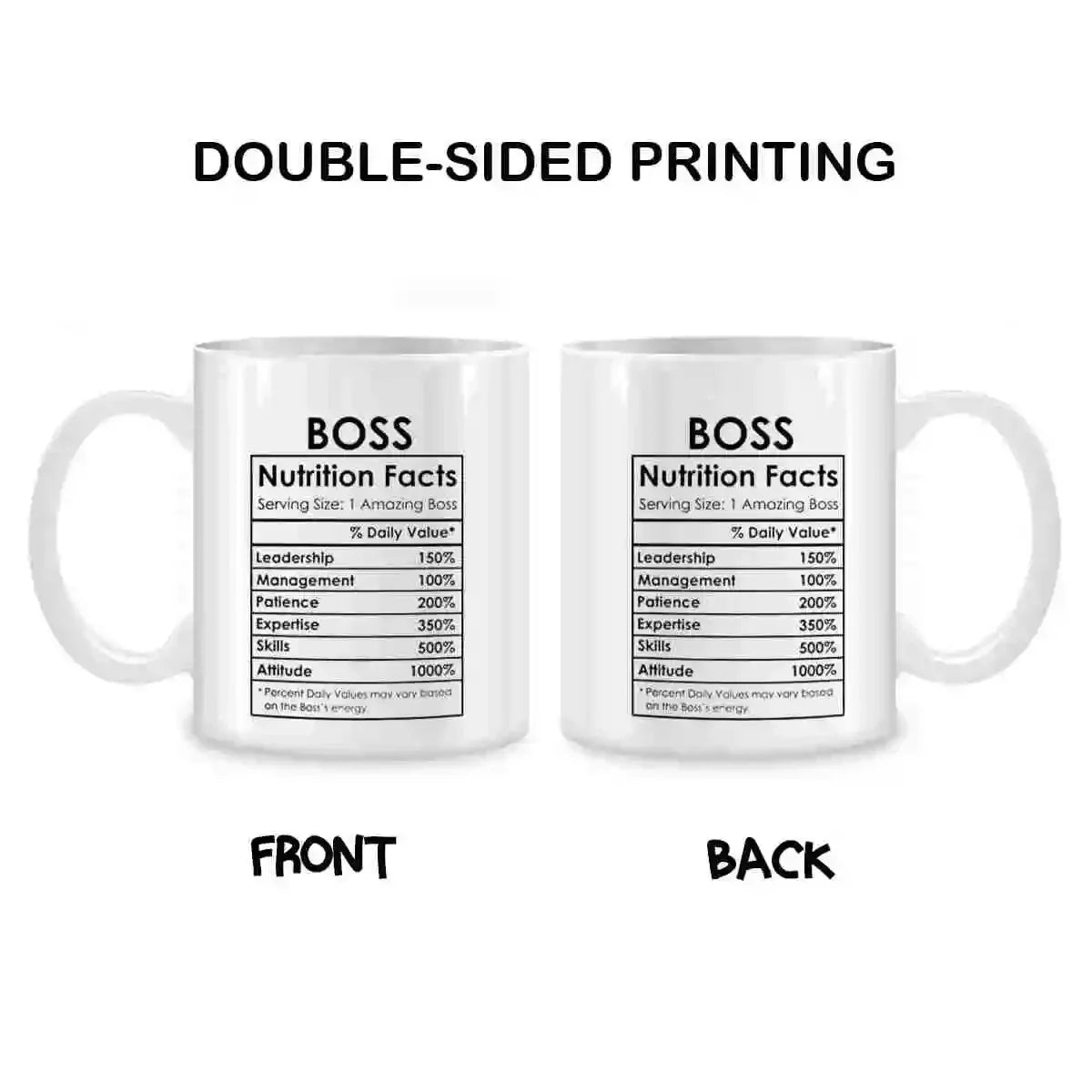 Boss Appreciation Gift Mugs For Best Boss Birthday Gifts for Women Birthday Gifts Novelty Coffee Ceramic Tea Cups White 11 oz - Gabriel