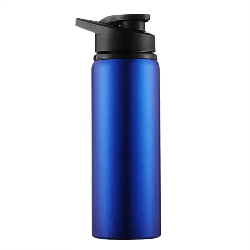 1-15PCS Portable Stainless Steel Bicycle Water Bottle Straight Drinking Outdoors Sports Travel Kettle Metal Water Bottle