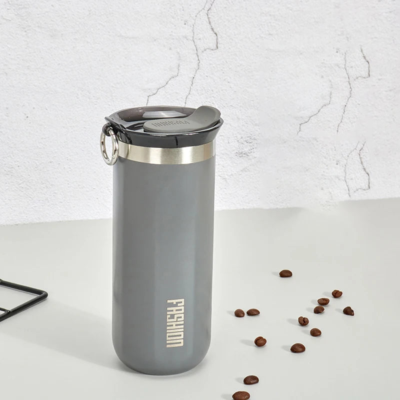 Thermal Mug Thermos Bottle for Coffee Tumbler Cup Water Bottle Stainless Steel Insulated Vacuum Flask Leakproof Travle Drinkware