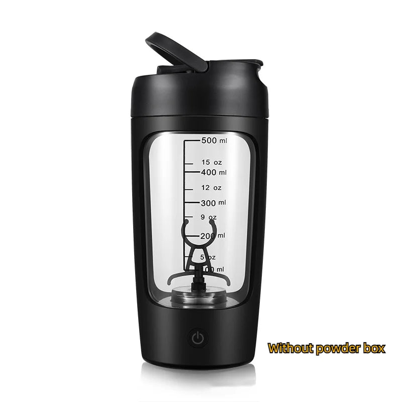 USB Electric Protein Shaker Bottle Portable 1200mAh Rechargeable Blender Cup Multipurpose 650ml Mixing Cups for Fitness Workout