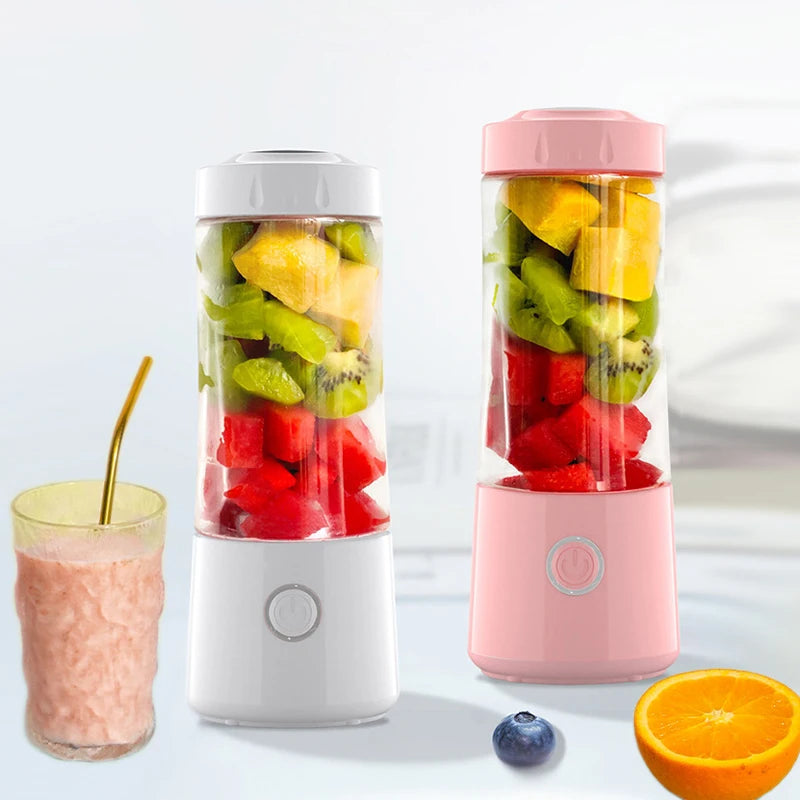 Portable juicer machine blender 400ML Usb Mini Blender Fresh Fruit Extractors Food Milkshake Multifunction Juice Machine