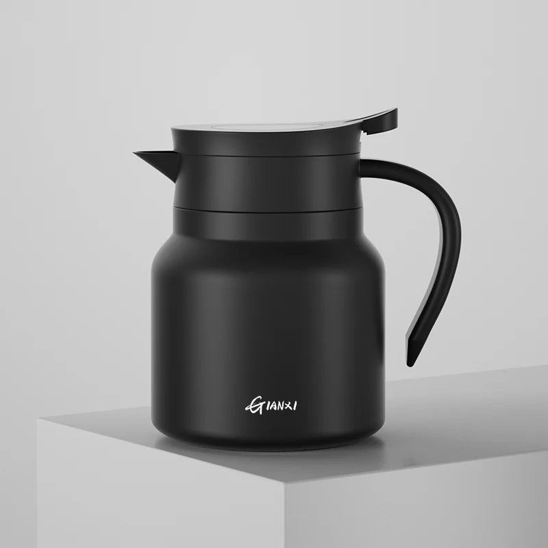 GIANXI 1000ML Keramik-Teekanne mit Innenfutter für Tee, Haushaltsfilterkaffeekanne mit Griff, Kaltwasserkessel, Kaffee- und Teegeschirr