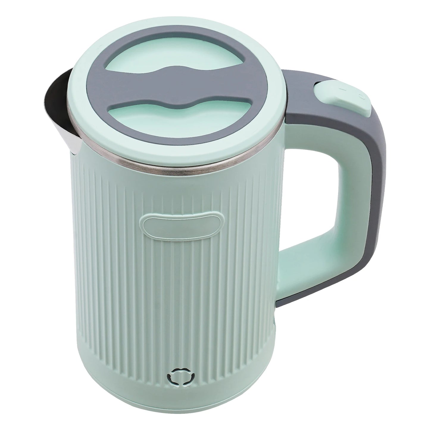 800ml Electric Tea Kettle Stainless Steel Water Heater Travel Portable Electric Kettle Base Separation 600w Teapot