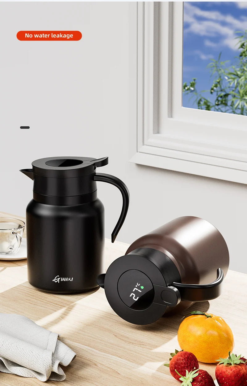 GIANXI 1000ML Keramik-Teekanne mit Innenfutter für Tee, Haushaltsfilterkaffeekanne mit Griff, Kaltwasserkessel, Kaffee- und Teegeschirr