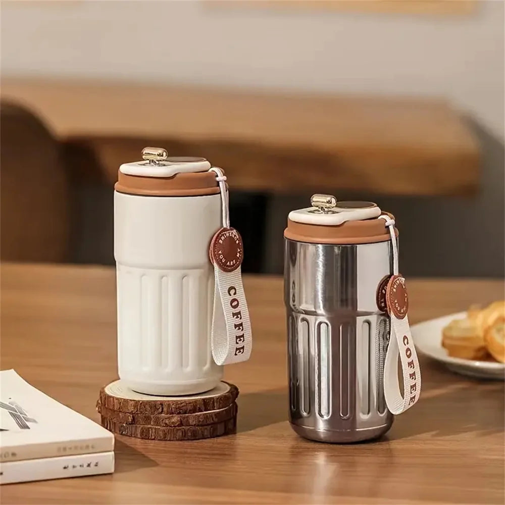 13.9oz Premium Insulated Travel Mug Temperature Display Vacuum Stainless Steel Coffee Cup Drinkware for Winter Christmas Gift