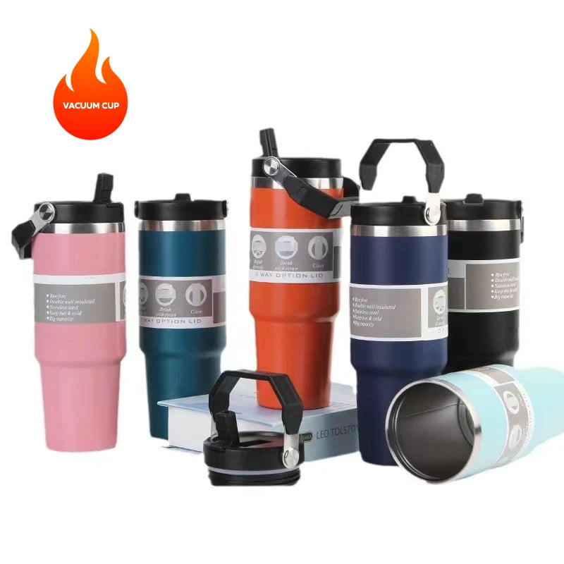 30oz Portable Ice Bullion Cup 304 stainless steel insulated cold coffee cup Portable car cup wholesale - Gabriel