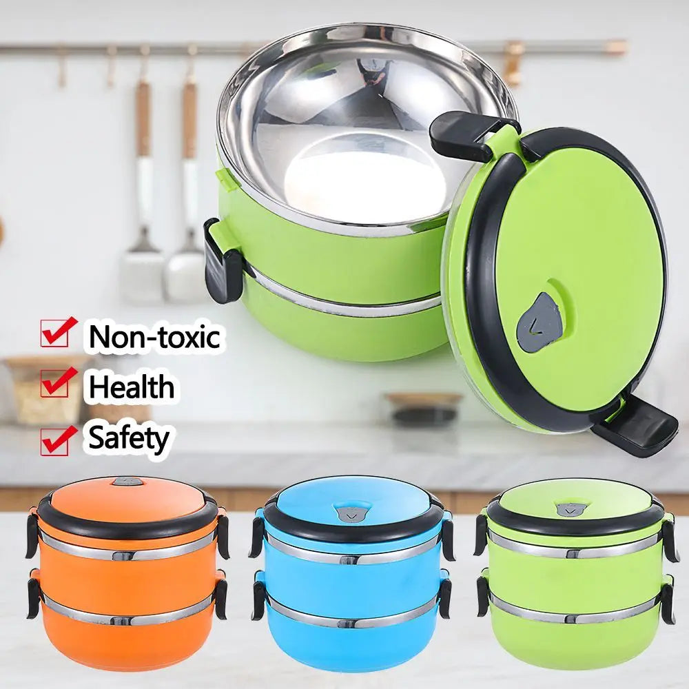 Hot Food Flask Stainless Steel Lunch Box Thermos Vacuum Insulated Trave