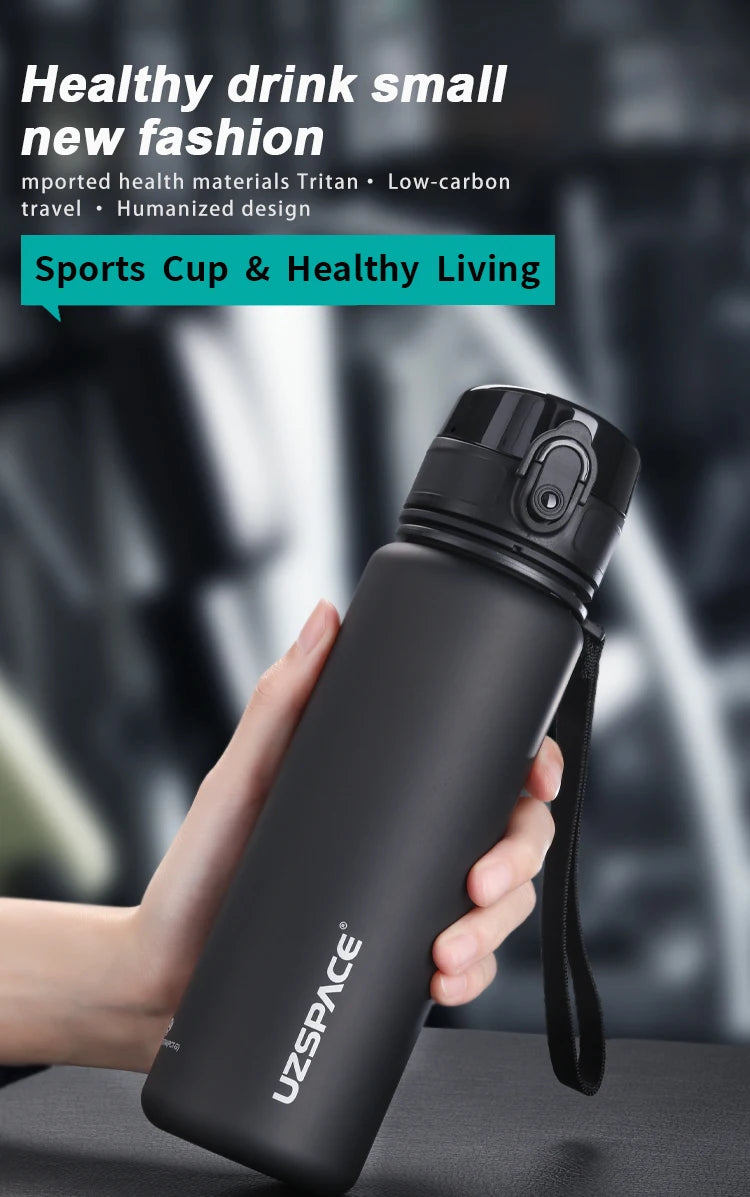 500/800/1000ml Sports Water Bottle Portable Leakproof Shaker Drinkware Outdoor Tour Gym Fitness Cup Tritan Plastic Jugs BPA Free