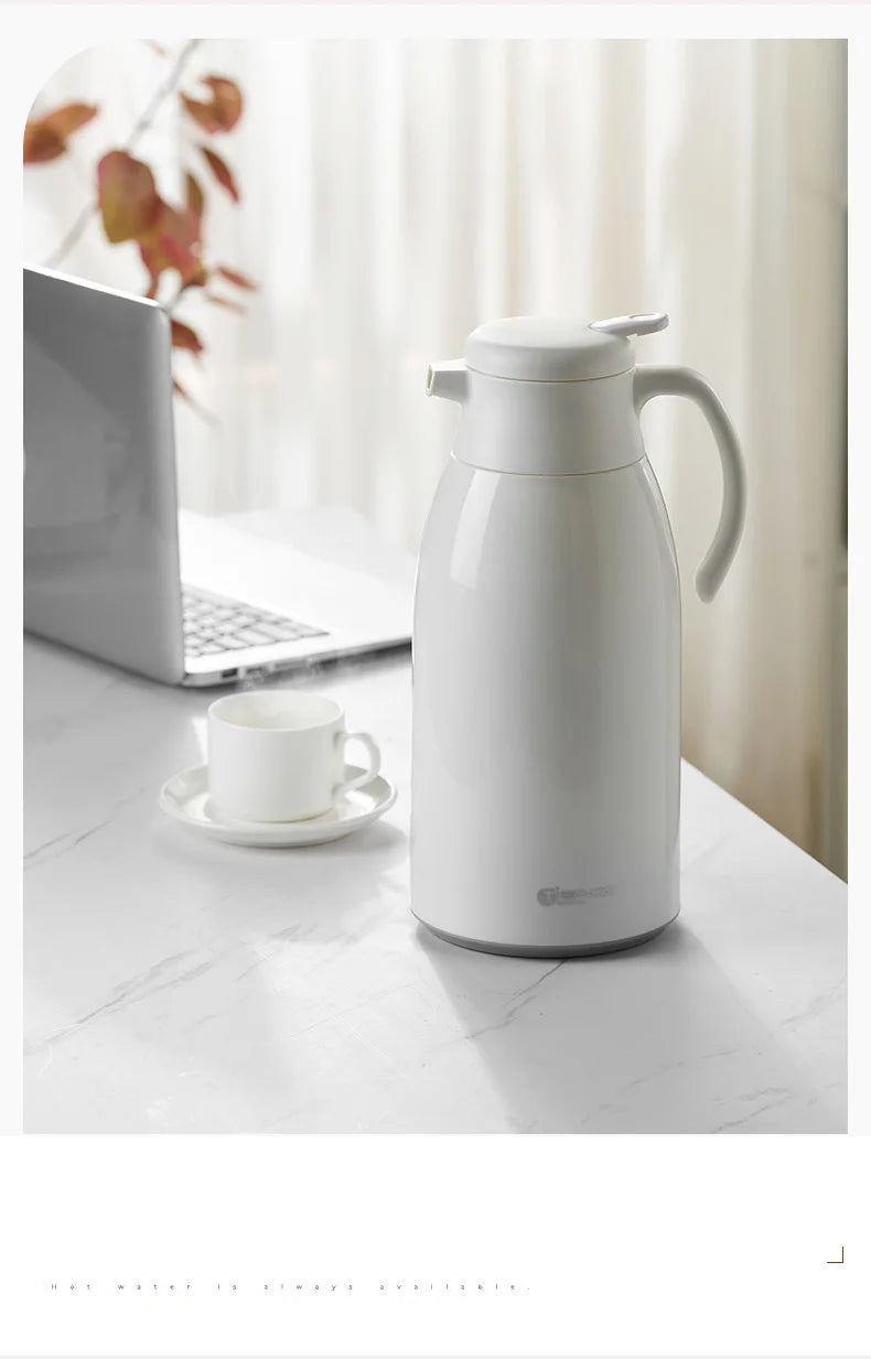 Insulation Kettle Household Long Term Insulation Thermos Bottle Large Capacity Glass Inner Leakproof Insulation Water Pot