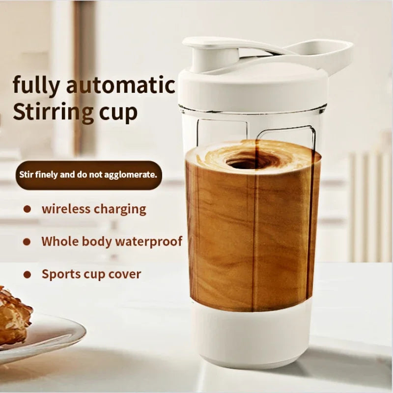 Xiaomi Self-Stirring Shaker Cup USB Charging Shaker Cup for Protein Shake Meal Replacement Shake Portable Sport Mixing Cup 450ml