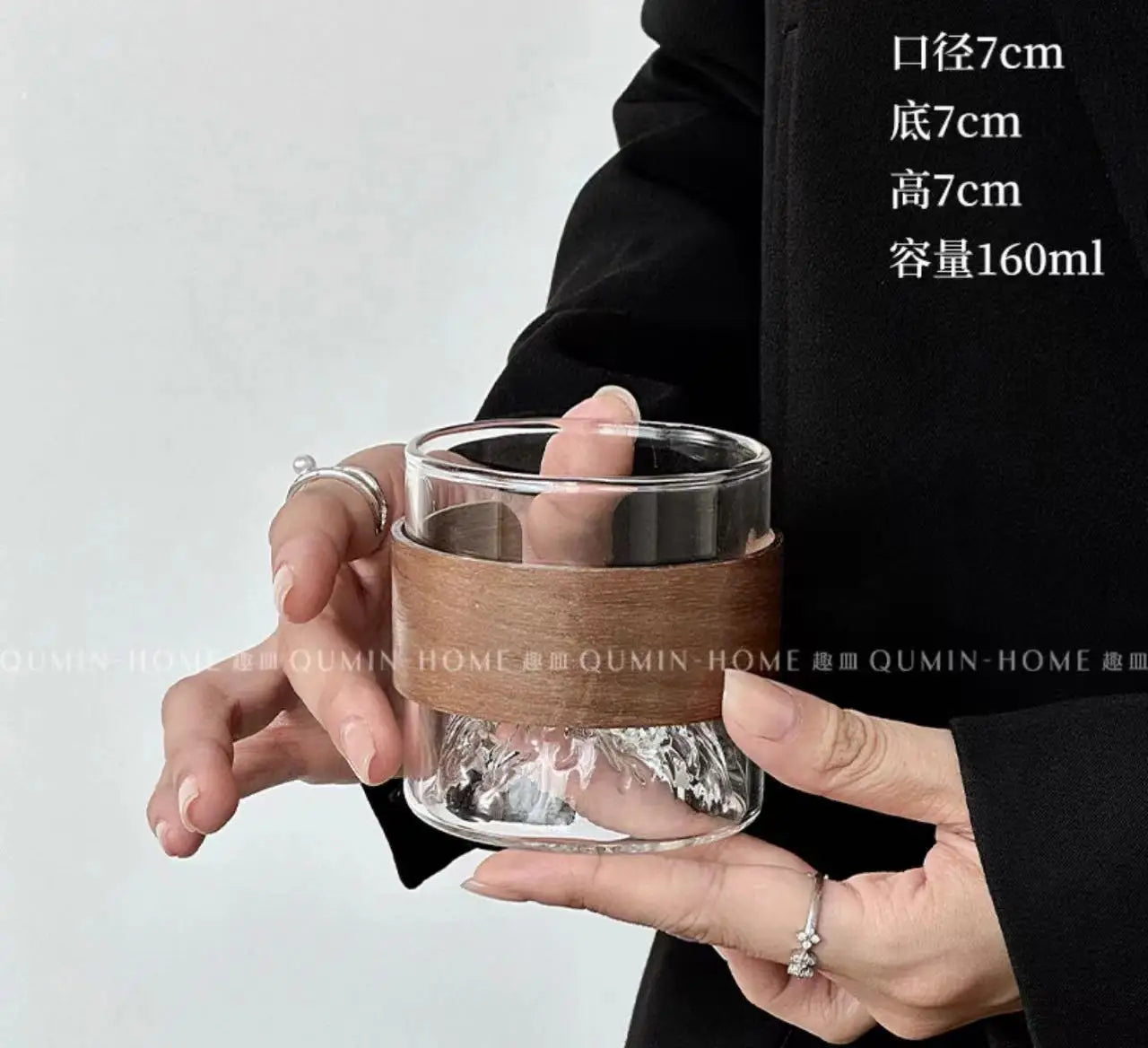 Japanese-style glass retro ethnic wind high temperature resistant Mount Fuji tea cup home snow mountain cup coffee cup