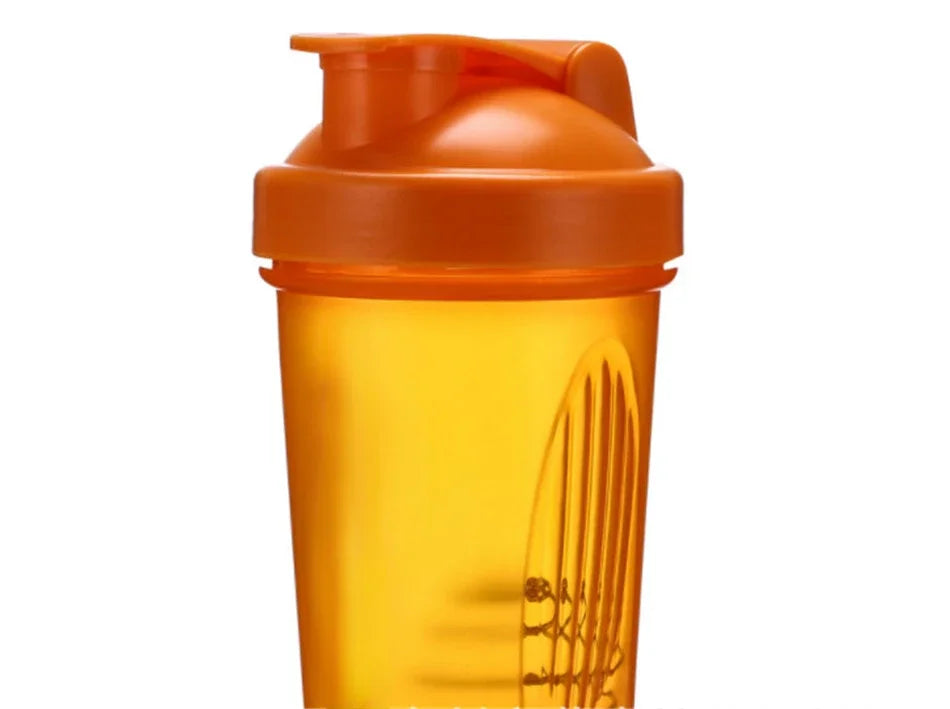 Sport Shaker Bottle Whey Protein Powder Mixing Fitness Gym Shaker Outdoor Portable Plastic Drink Bottle Cocina cleaver 400ML