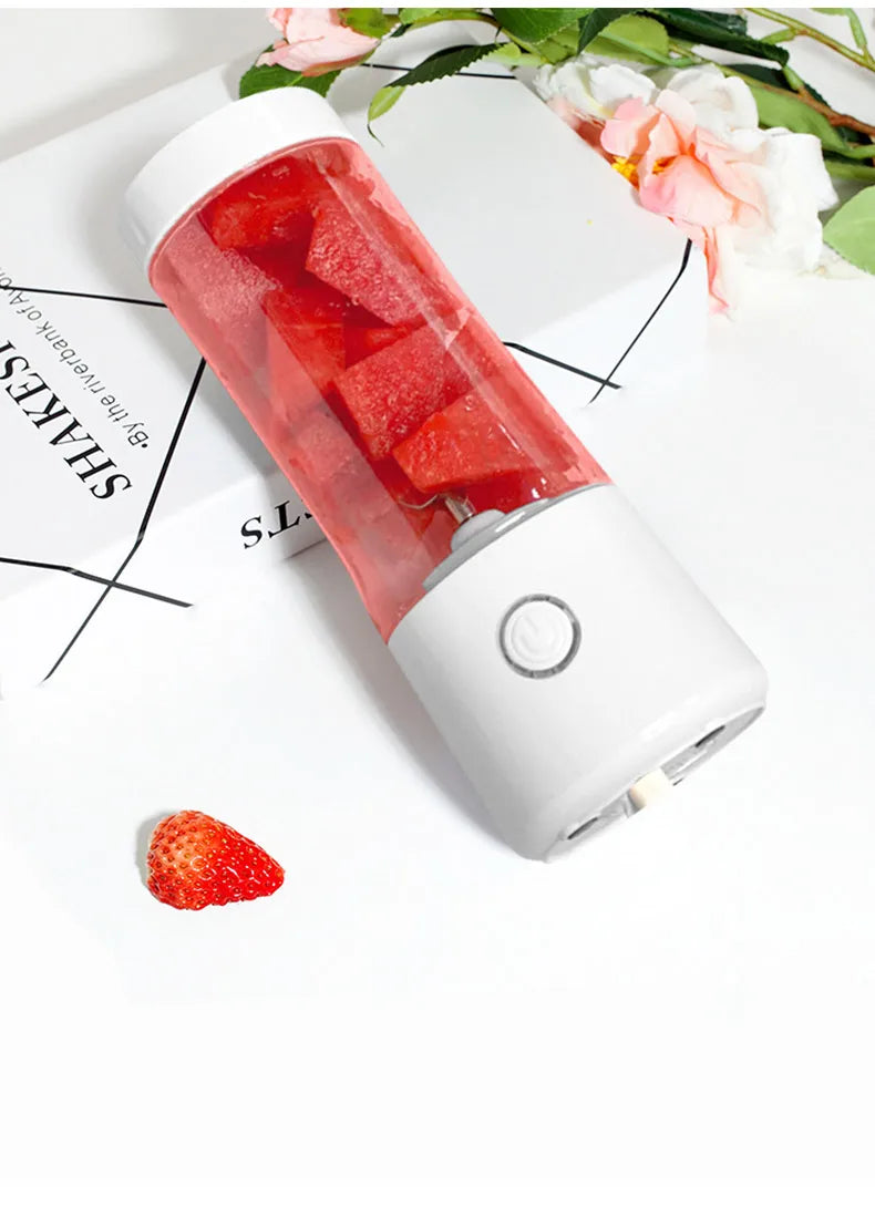 Portable juicer machine blender 400ML Usb Mini Blender Fresh Fruit Extractors Food Milkshake Multifunction Juice Machine