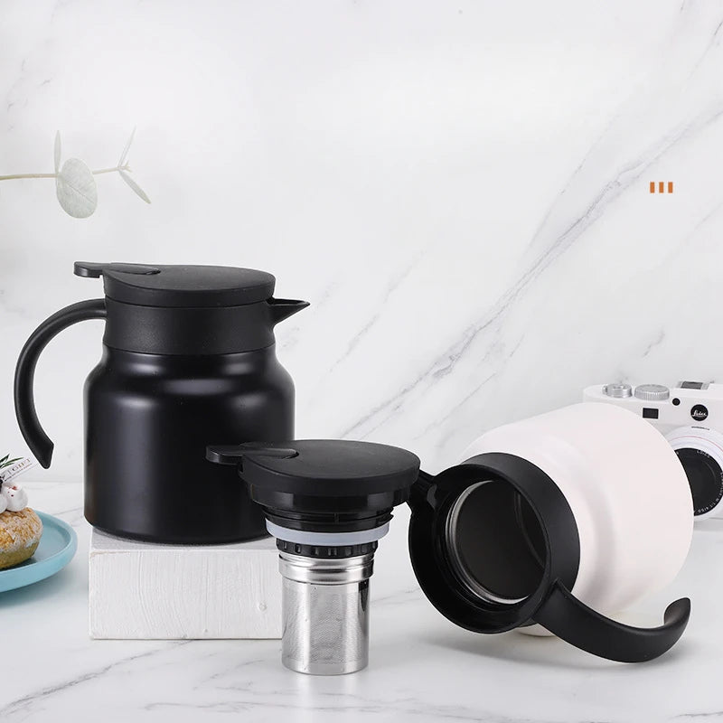 Multifunctional Tea and Water Separation Stewing Teapot Business Home Use Stainless Steel Hot Water Kettle Tea Thermos Kettle