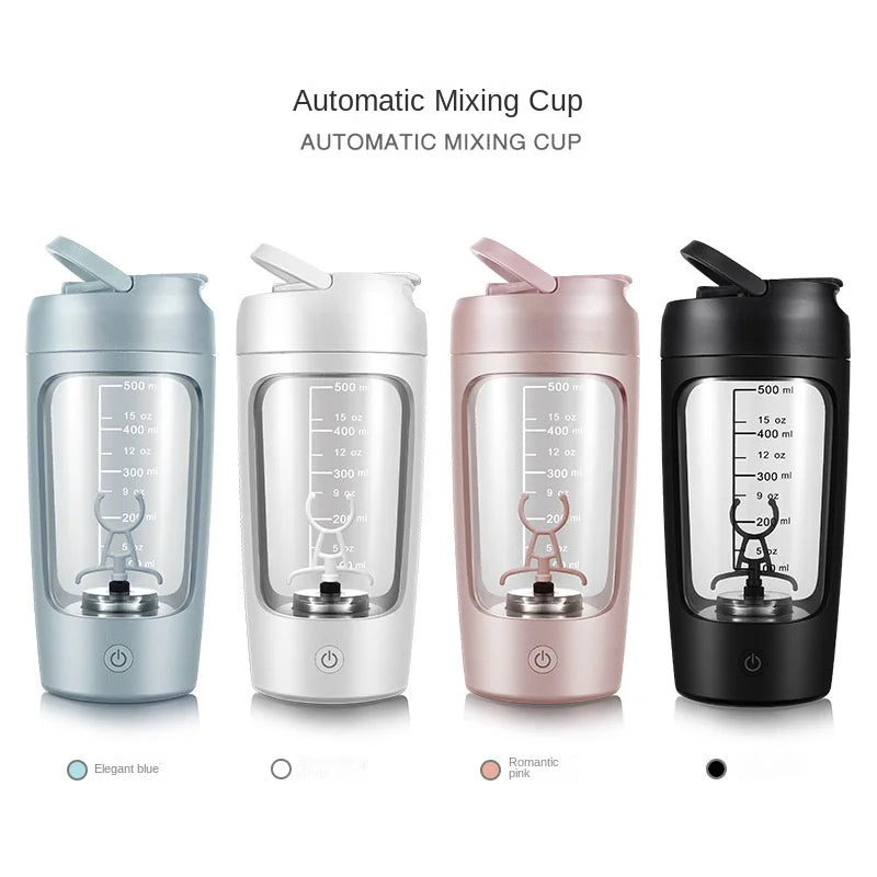 650ml USB Electric Portable Whey Protein Shaker bottle Fully Automatic Stirring Cup Rechargeable Gym BA Free Cocktail Blend