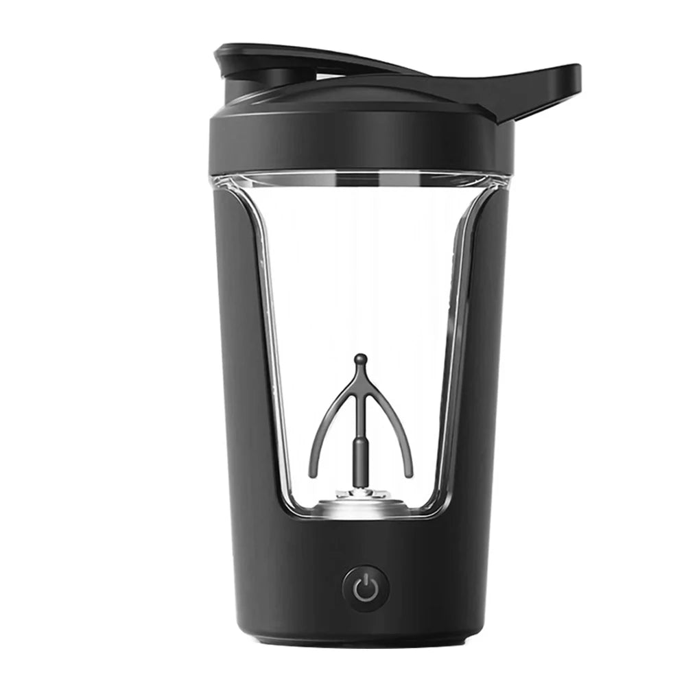 Elektrischer Shaker-Flaschen-Mixbecher, automatischer Protein-Selbstrührbecher, Kaffeetasse, tragbarer Mixer, Sport-Fitness-Wasserkocher, 350 ml