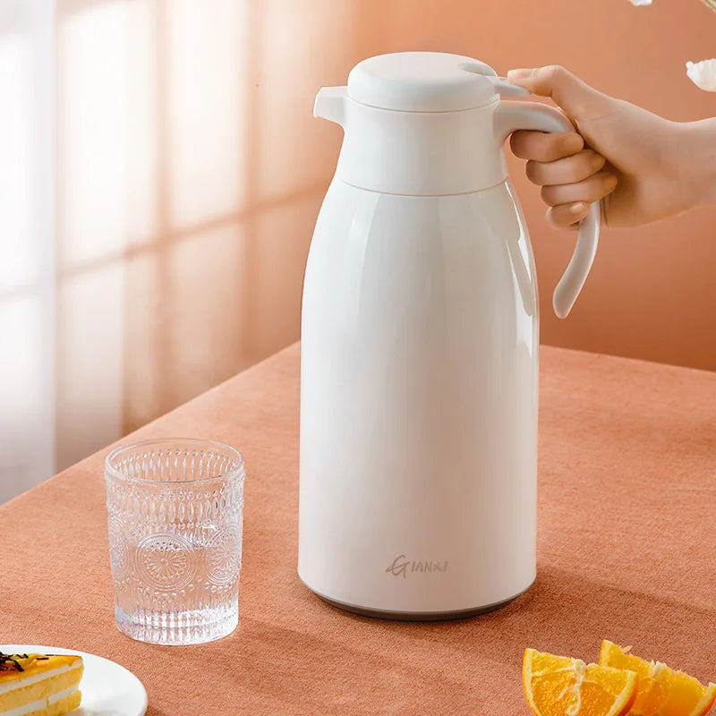 Insulation Kettle Household Long Term Insulation Thermos Bottle Large Capacity Glass Inner Leakproof Insulation Water Pot