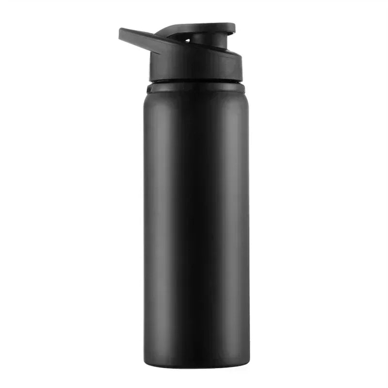 1-15PCS Portable Stainless Steel Bicycle Water Bottle Straight Drinking Outdoors Sports Travel Kettle Metal Water Bottle