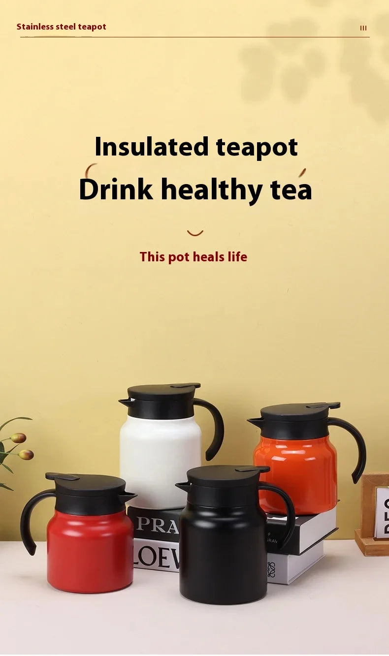 Multifunctional Tea and Water Separation Stewing Teapot Business Home Use Stainless Steel Hot Water Kettle Tea Thermos Kettle