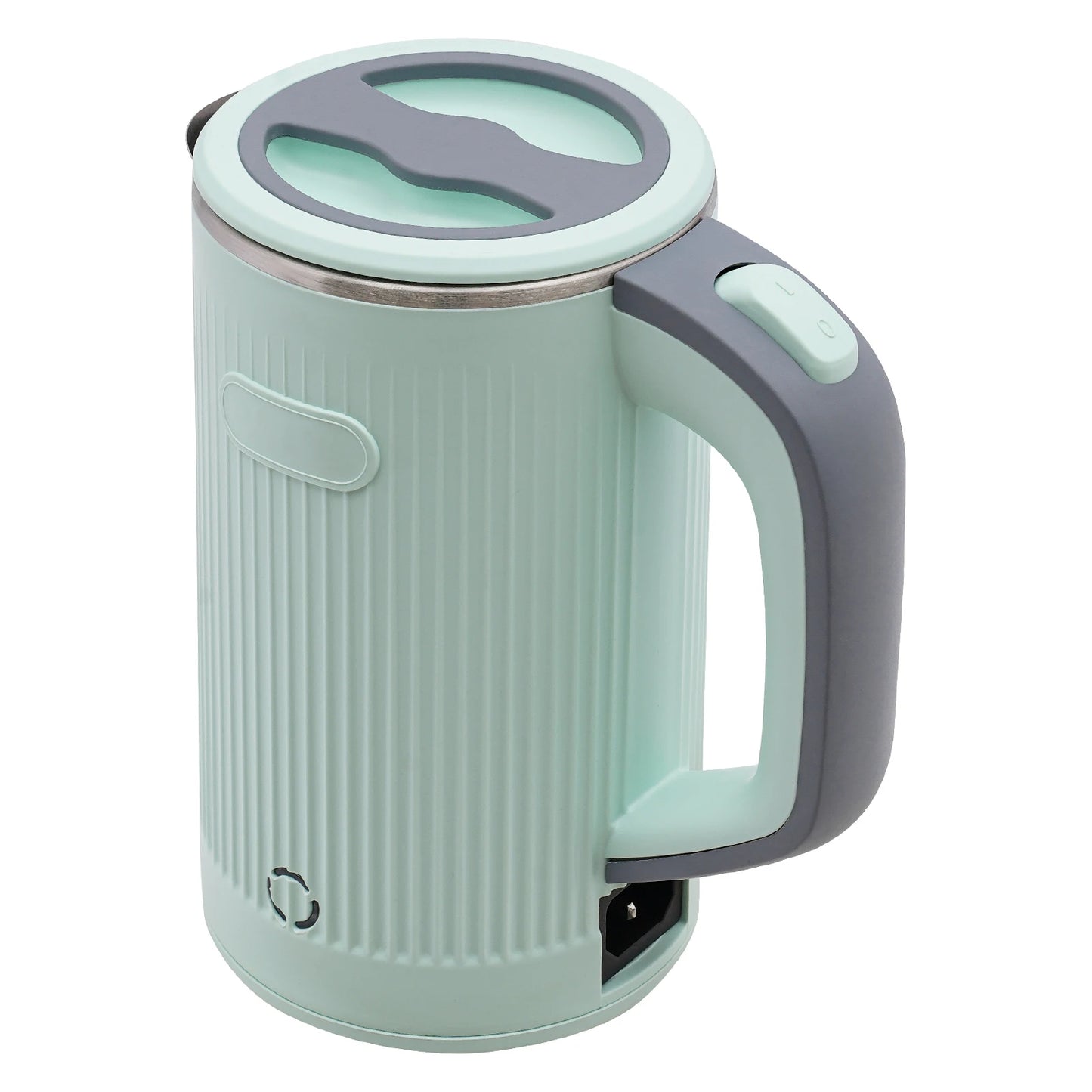 800ml Electric Tea Kettle Stainless Steel Water Heater Travel Portable Electric Kettle Base Separation 600w Teapot