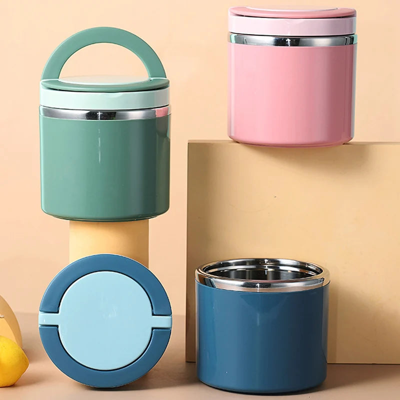 Soup Thermos Food Jar Insulated Lunch Container Bento Box For Cold Hot Food Food Flask Stainless Steel Lunch Box With Handle