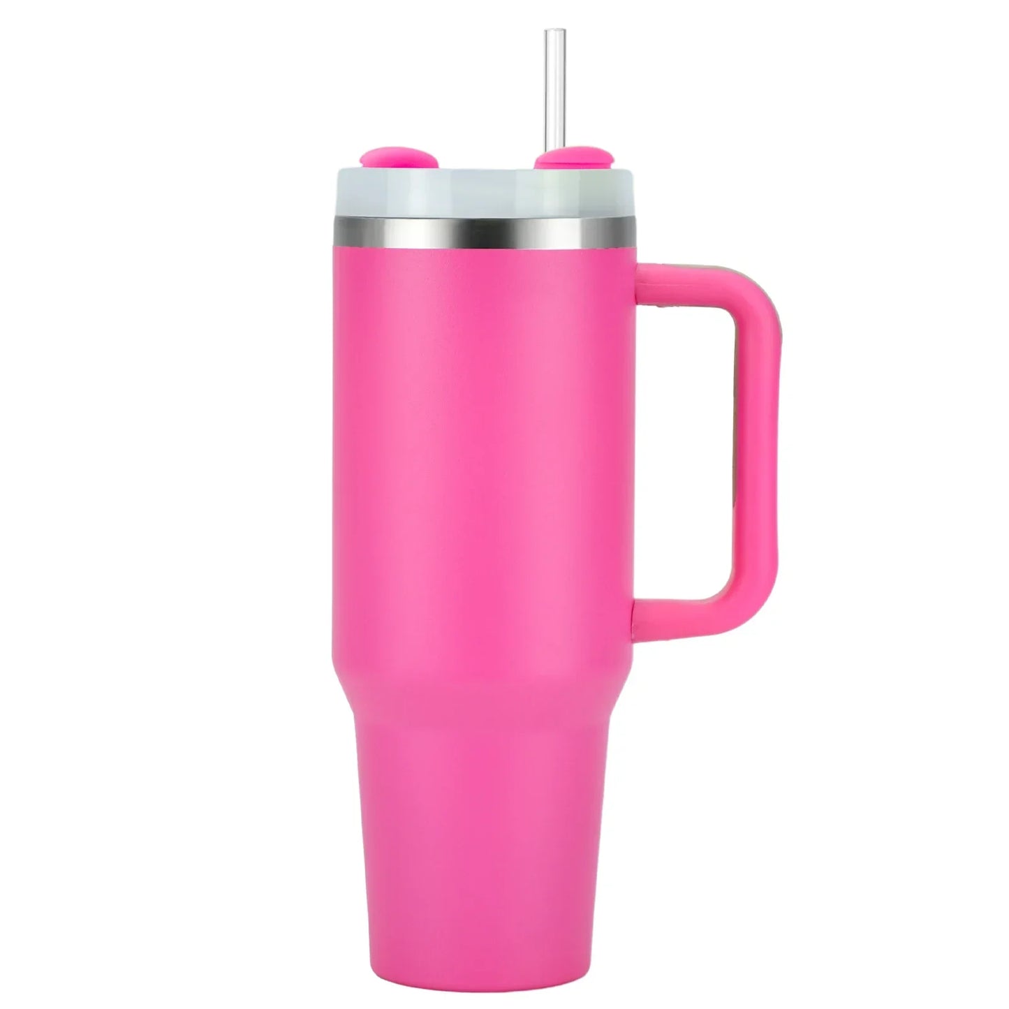 1pcs Watersy 40oz/1200ml Tumbler with Handle and Straw Lid Stainless Steel Keep Cold Vacuum Insulated Portable Car Travel Mug - Gabriel