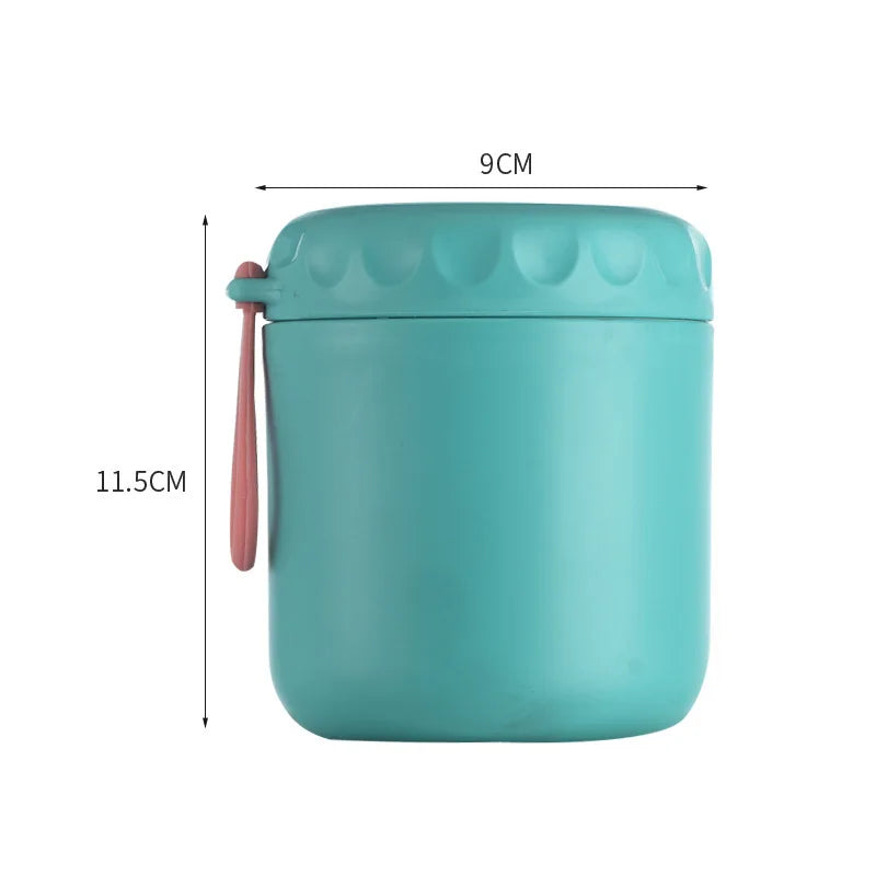 Insulated Food Thermal Jar  Soup Cup Thermos Containers Vacuum  Stainless Steel Lunch Box Thermo Keep Hot for School Children